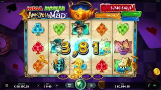 Absolootly Mad Mega Moolah Jackpot €60,043