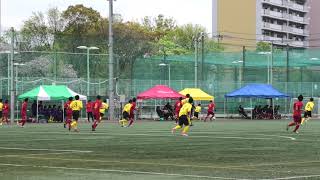 2019.04.14　菊華高校Ｂ ＶＳ 名古屋高校Ｃ（前半）　高円宮杯ＪＦＡ　Ｕ－１８サッカーリーグ２０１９　愛知県名古屋地区リーグ１部Ａ