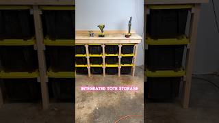 Affordable tote storage system for your workshop or garage #shorts