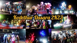 🐯🙏Kodethur Dasara meravanige🙏🐯 2K23💫#dasara #mangalore #pilinalike #viralvideo #trending#celebration