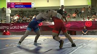 Round 4 FS - 79 kg: C. CHURCH (CAN) v. L. AUGUSTINE (USA)