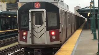 IRT Jerome Avenue Line: 4 \u0026 5 Trains at 161st Street-Yankee Stadium (R142, R142A)