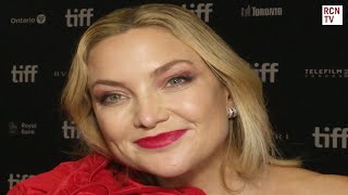 Kate Hudson & Leslie Odom Jr Interview Glass Onion A Knives Out Mystery Premiere TIFF 2022