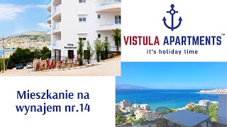 WAKACYJNY APARTAMENT na wynajem VISTULA Saranda, Albania (kapitalny widok na morze)