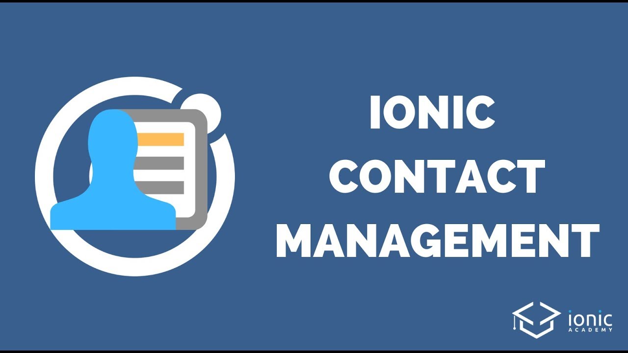 Ionic 4 Native Contact Management Call Sms Youtube