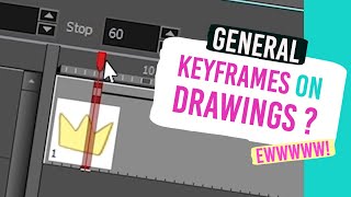 BASICS - Keyframes VS Drawings (Harmony)