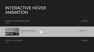 How to Prototype an GSAP-inspired Interactive Project Section in Figma