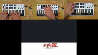 Gorillaz-clint eastwood (cover) akai mpk mini