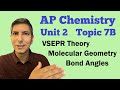 VSEPR Theory & Molecular Geometry - AP Chem Unit 2, Topic 7B