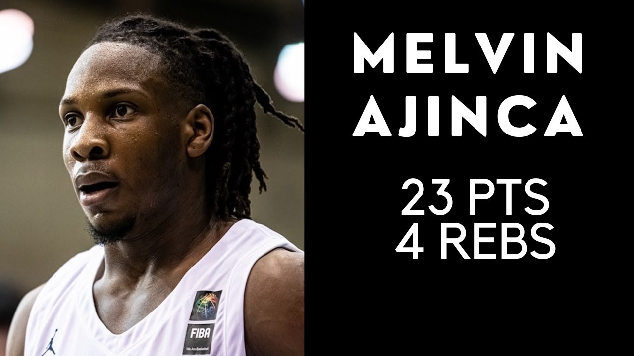 Melvin Ajinca Highlights Vs. Serbia | 23 Pts, 4 Rebs | 2023 FIBA U19 ...