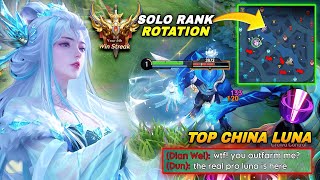 CHINA LUNA BEST WAY TO ROTATE IN SOLO RANK TO DOMINATE IN GRANDMASTER! | LUNA BUILD \u0026 ARCANA