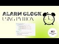 BAM! Alarm Triggers using Python | Project |