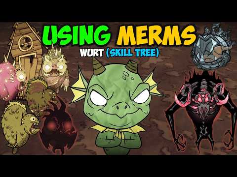 Defeat ALL bosses with MERMS (Wurt Skill Tree)