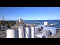 bird s eye of city oswego ny. view in hd 1080p 4k