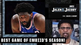 Jalen: Joel Embiid had the best game of his season in the 76ers' win vs. the Suns! | Jalen & Jacoby
