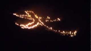 【HAKONE DAIMONJI】２０１２年　箱根　大文字焼き　【花火＆夏祭り】 FIRE WORKS