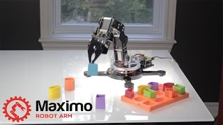 Maximo Robot Arm having fun with Forms