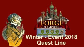 FoEhints: Winter Event 2018 Questline in Forge of Empires