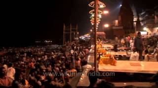 Evening Ganga Aarti at Dashashwamedh ghat, Varanasi