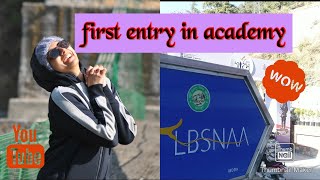 Beautiful view of entrance of LBSNAA academy mussoorie