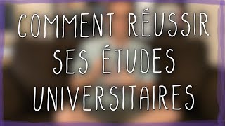 Comment réussir à réussir ses études universitaires! 📚