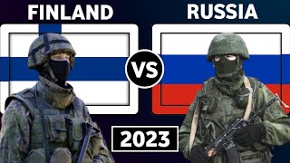 Finland vs Russia Military Power Comparison 2023 | Russia vs Finland Military Comparison