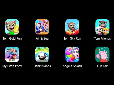 Talking Tom: Gold Run,PAW Patrol: AirSea Adventures,Talking Tom: Sky Run,My Little Pony World