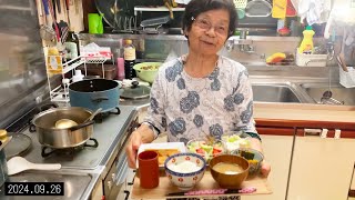 94歳おばあちゃんの【カジキの煮付け】と【南瓜の煮付け】