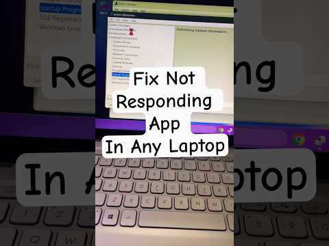 how to fix not responding program in any laptop or computer #shorts #viral #windows #shortvideo