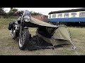 Triumph Bonneville T120, GOOSE (Wingman of the Road) Motorcycle camping system!