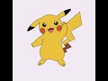 Drawing Pikachu using Python Turtle in android phone
