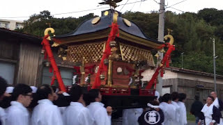 H28.10.19 相川祭り お神輿行列 Mikoshi parade at Aikawa Festival