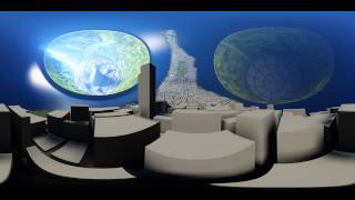 Rama, physically-based lighting: test 2 (360° version)