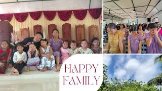 Celebrating Christian family Sunday ll Having lunch together 😊😊 #karen #kareninindia #gkbc