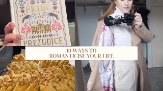10 WAYS TO ROMANTICIZE YOUR LIFE 💕 trying new recipes, a yoga workout & solo date