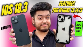 iOS 18.3 Update in iPhone 15 \u0026 iPhone 13🔥Non Apple Intelligence Features! Battery?