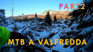 Un bel giro in MTB sulla neve di Valfredda (Piancavallo). Seconda parte \