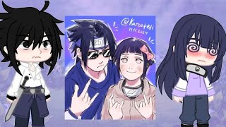 ~Time 7+Hinata e amigos react a Sasuke e Hinata (contém Sasuhina) Au 🩵💜~