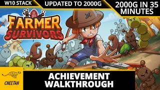 Farmer Survivors - Achievement Walkthrough (2000G IN 35 MINUTES) 2x STACK