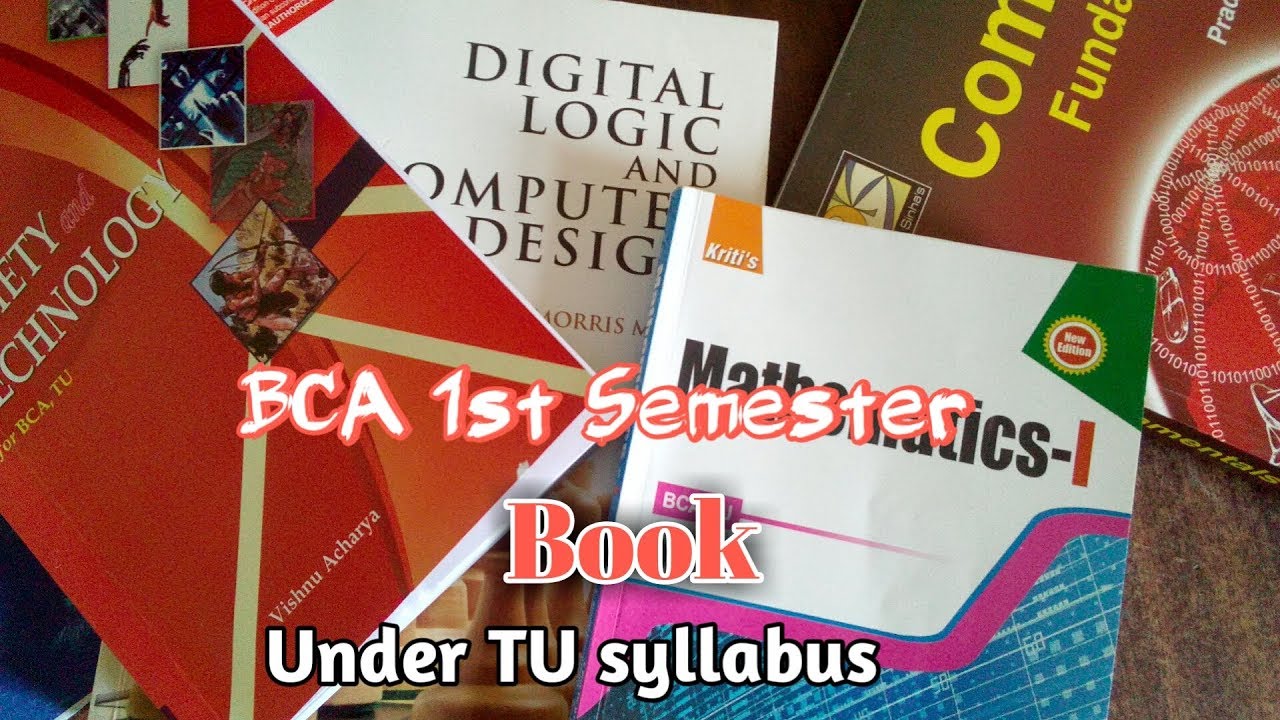 BCA 1st Sem | Book Details Under TU - YouTube