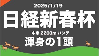 【2025日経新春杯】中京2200mハンデ