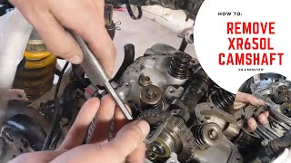 How To: Remove Camshaft on an XR650L [2-Min]