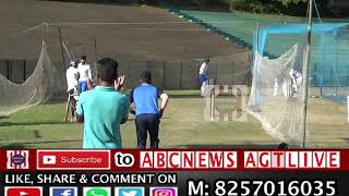 Tripura Ranji Trophy Team's Practice Session, Dec.05,2019