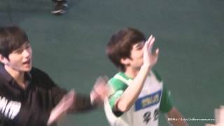 Fancam 120916 Woohyun \u0026 L @ Idol Wrestling Competition