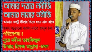 বাংলা নাতে রাসুল || আমার দয়ার নবীজি - আমার মায়ার নবীজি || zabale noor media