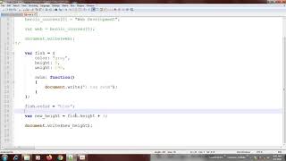 20. JAVASCRIPT TUTORIAL - Object and If Statement