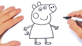 How to draw a Peppa Pig Step by Step | Peppa Pig Drawing Lesson