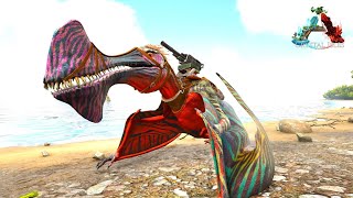 戦闘機のような生物「翼竜トロペオグナトゥス」を捕まえる！- ARK Survival Evolved ゆっくり実況 【Crystal Isles】