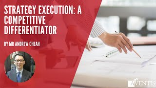 Strategy Execution: A Competitive Differentiator ✅ | #AventisWebinar