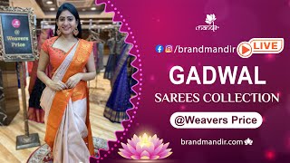 Gadwal Sarees Collection | WhatsApp Number 733 733 7000 | Brand Mandir LIVE